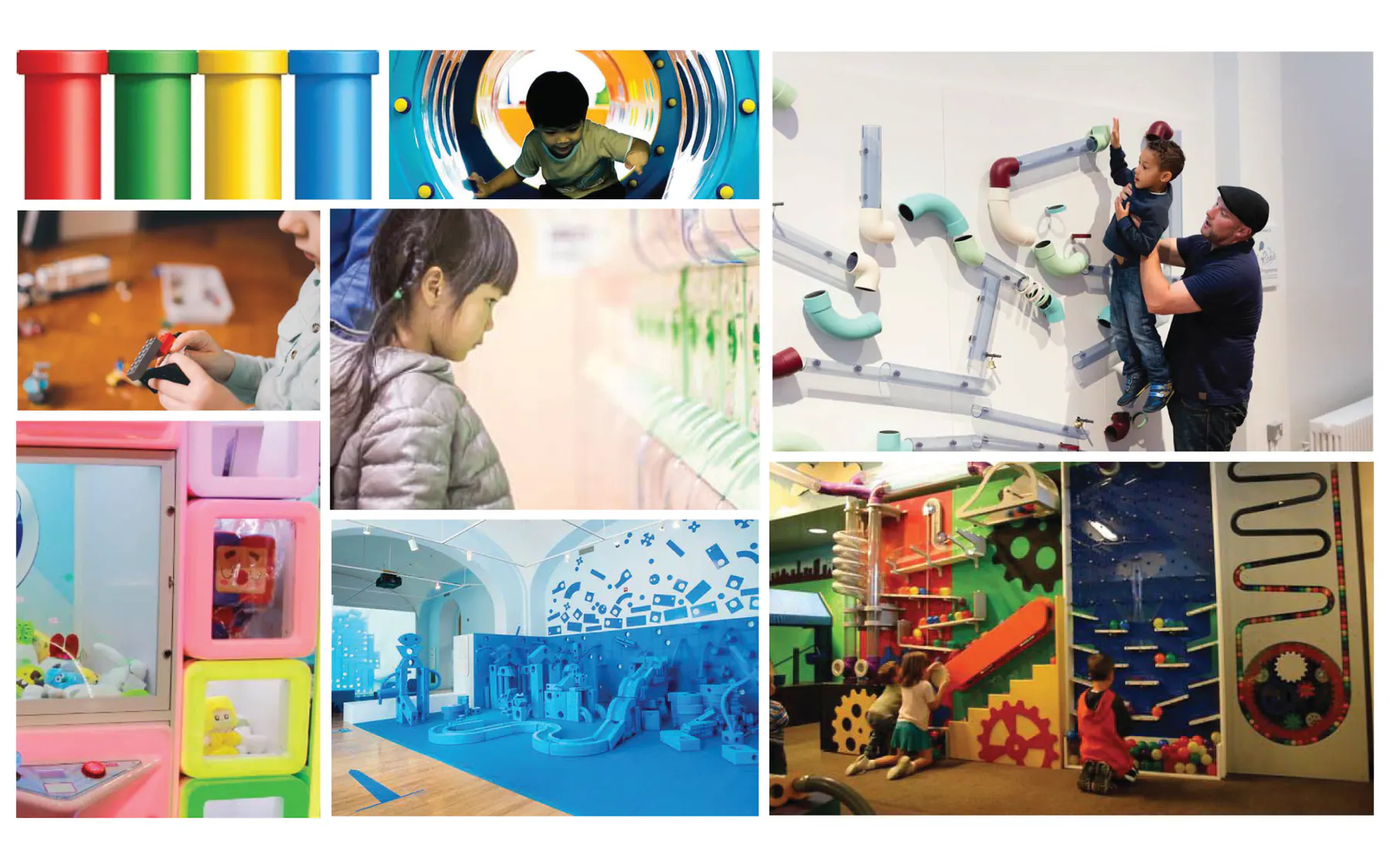 Humble Wonder Machine inspiration board with playful interaction references