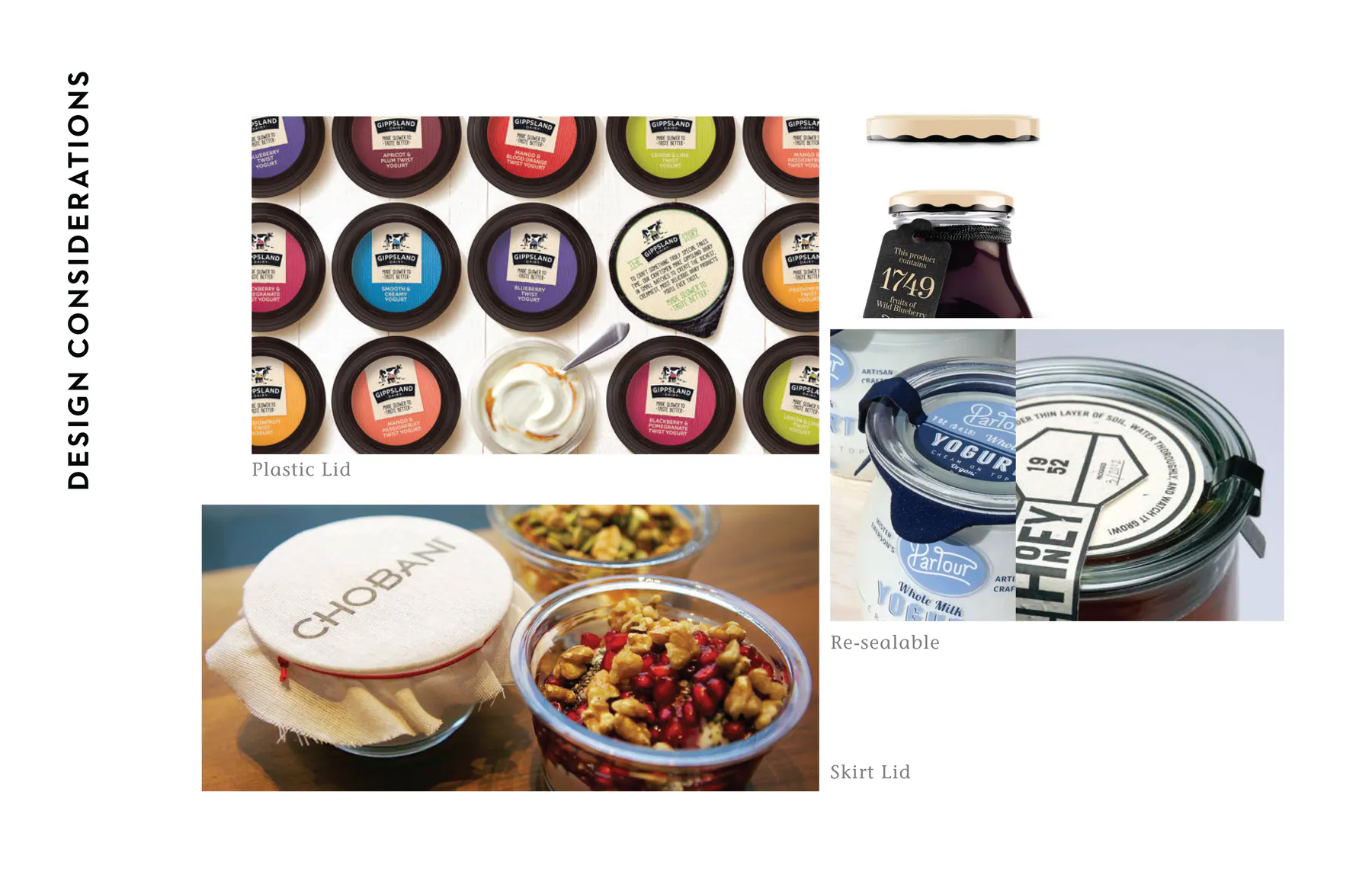 Whole milk lid references including plastic lids, jar lids, and clear lids