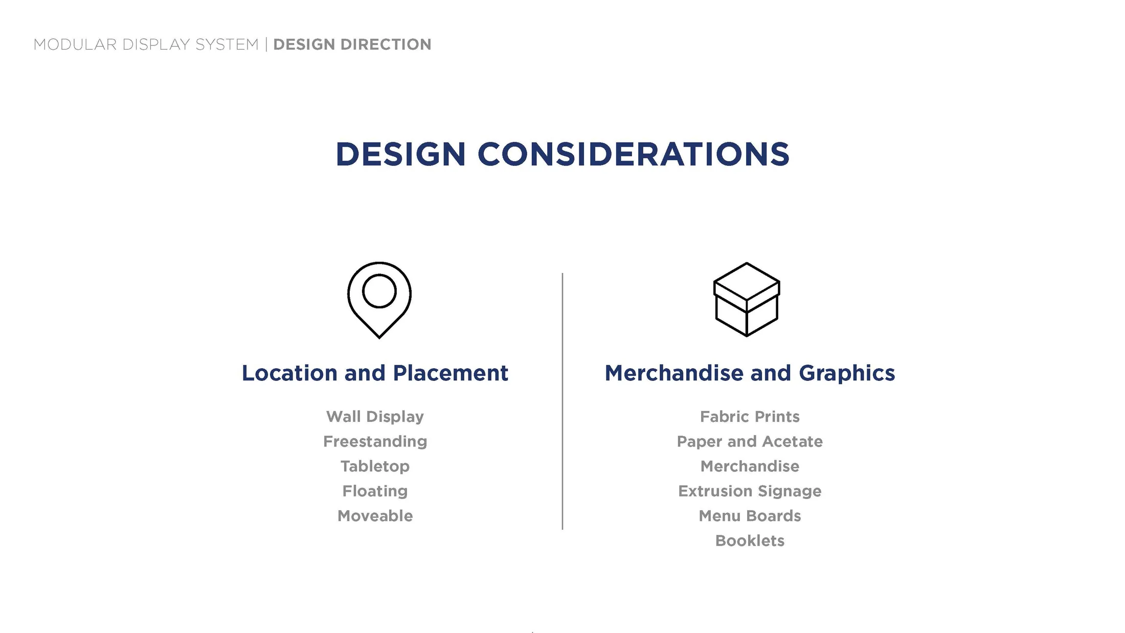 Considering graphics and merchandise in the Structure VGS concept presentation