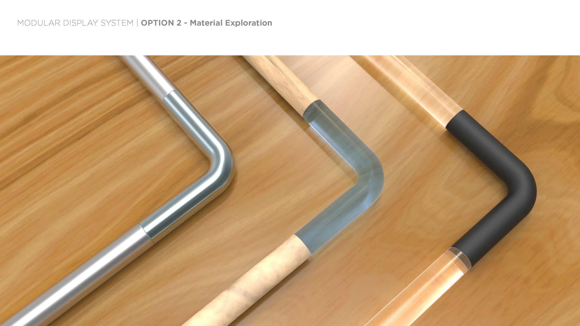Material and color references in the Structure VGS concept presentation