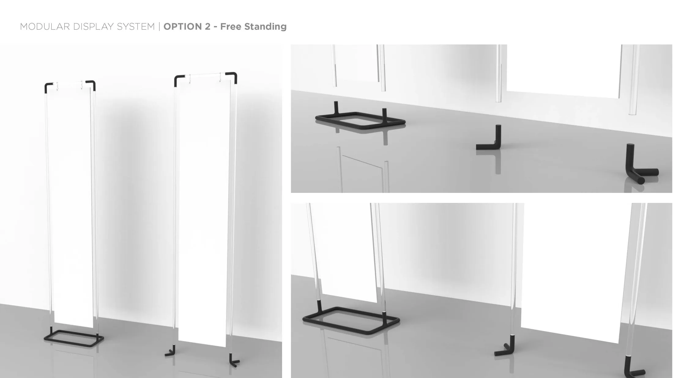 A hanging arrangement in the Structure VGS concept presentation