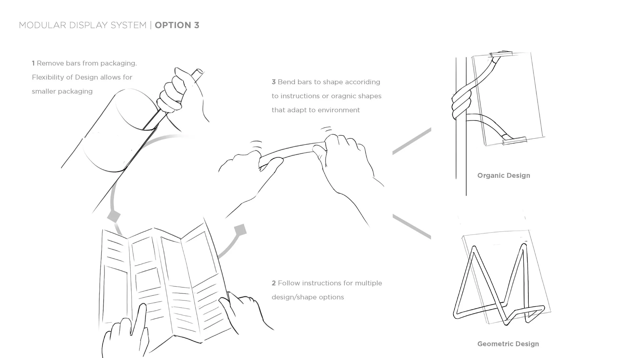Flexible rod arrangement in the Structure VGS concept presentation